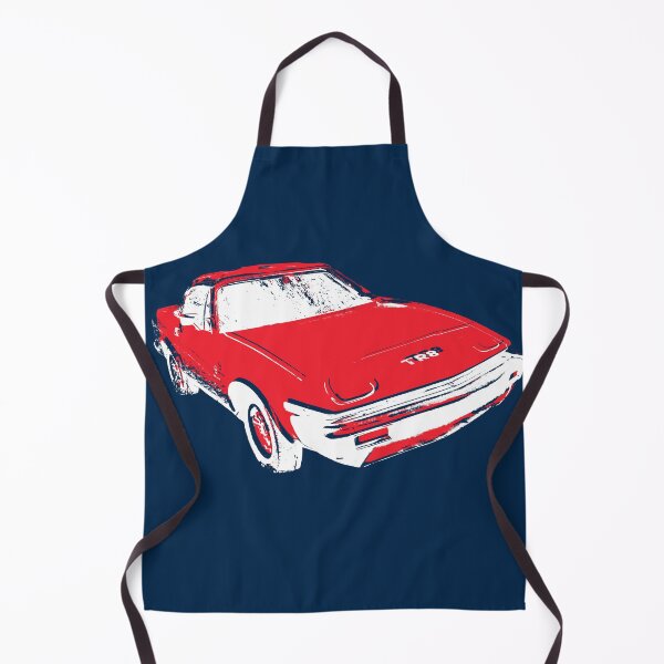 Item preview, Triumph TR8 British classic car red-white split designed and sold by soitwouldseem.