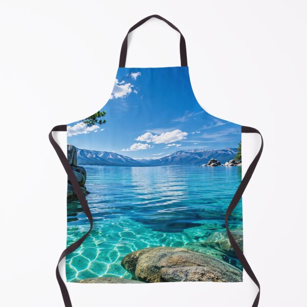 Item preview, Crystal Clear Alpine Lake with Lone Pine and Turquoise Reflections designed and sold by Wild Bloom Paws.