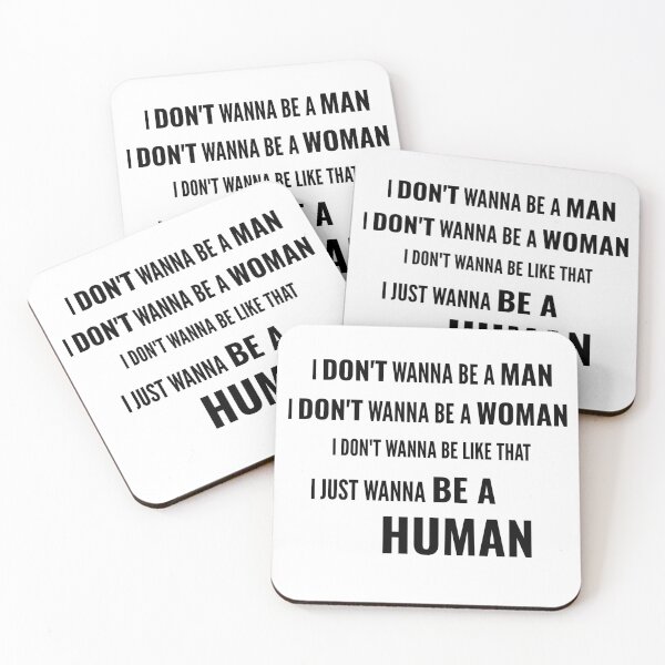 Item preview, I Just Wanna Be a Human designed and sold by JasonDizzy.