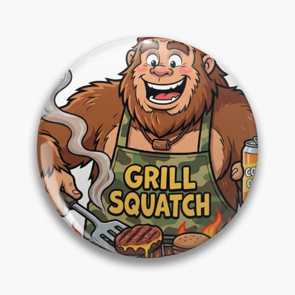 Item preview, Grill Squatch - Funny Bigfoot Sasquatch BBQ Tailgate  designed and sold by FightStamp.