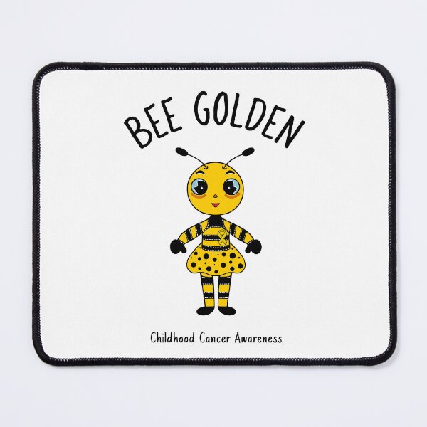 Item preview, Childhood Cancer Awareness Gold Ribbon Bee designed and sold by Sartoris Art.