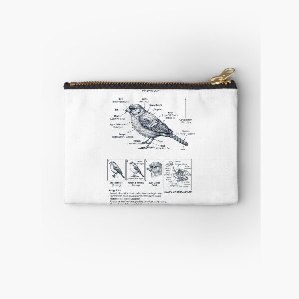 Item preview, Painted Bunting Scientific Anatomy Ornithology Bird Birding Lover designed and sold by dian-rody-crest.