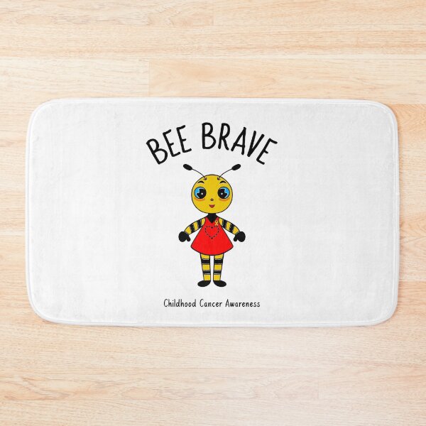 Item preview, Bee Brave Childhood Cancer Awareness designed and sold by Sartoris Art.