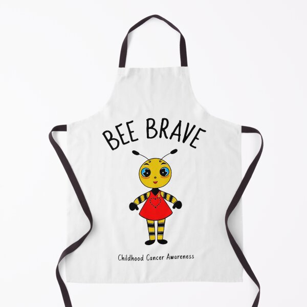 Item preview, Bee Brave Childhood Cancer Awareness designed and sold by Sartoris Art.