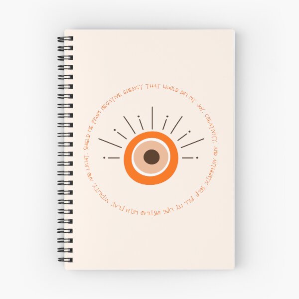 Item preview, Evil Eye Mantra for Authenticity - Orange Eye designed and sold by TheThankfulTyne.