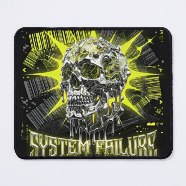 Item preview, Acid Techno Glitch Skull Anti Design Y2K Graphic Hoodie designed and sold by zdzdesigner.