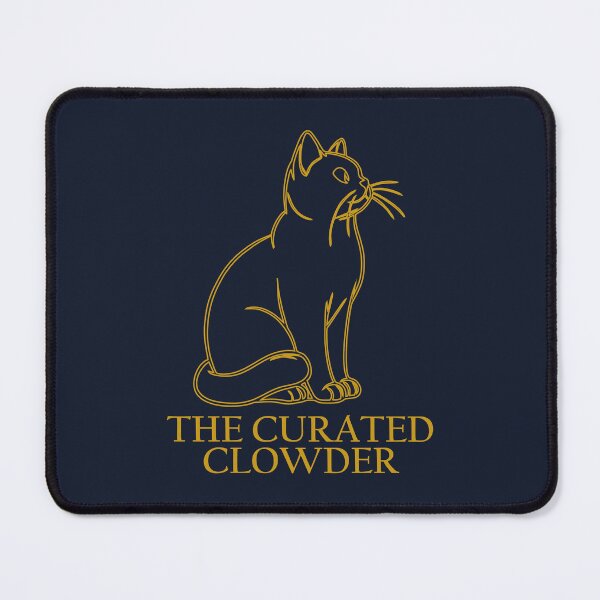 Item preview, The Curated Clowder Gold Cat Line Art Elegant Feline designed and sold by Joshbrowny.