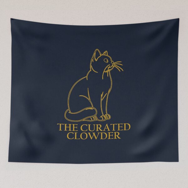Item preview, The Curated Clowder Gold Cat Line Art Elegant Feline designed and sold by Joshbrowny.