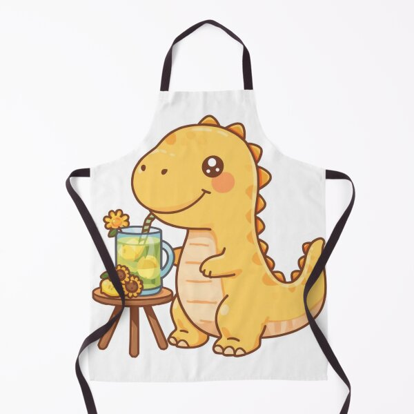 Item preview, Tea Time Dinosaur Sticker | Cozy Dino Drinking Lemon Tea | Kawaii Dinosaur Illustration | Relaxing Aesthetic Art designed and sold by Pandey14.