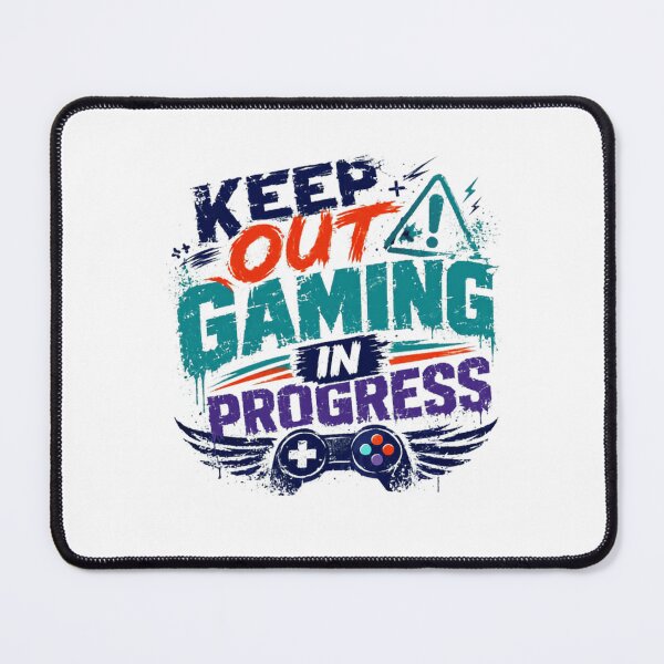 Item preview, Keep Out Gaming In Progress Gamer Video Game Player designed and sold by RetroMini2026.
