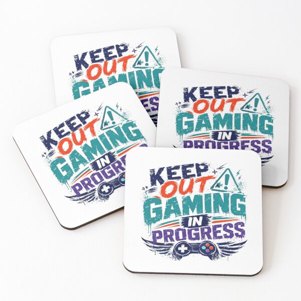 Item preview, Keep Out Gaming In Progress Gamer Video Game Player designed and sold by RetroMini2026.