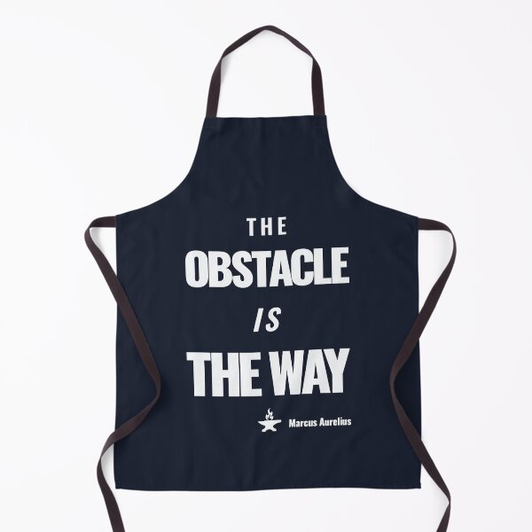 Item preview, The Obstacle Is the Way - Marcus Aurelius - Bold Stoic Motivational Quote - Light Version designed and sold by Stoic Core.
