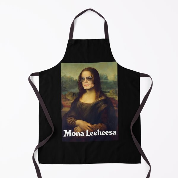 Item preview, Mona Leeheesa Funny Mona Lisa Meme Portrait Fan designed and sold by Glow-Paw-Studio.