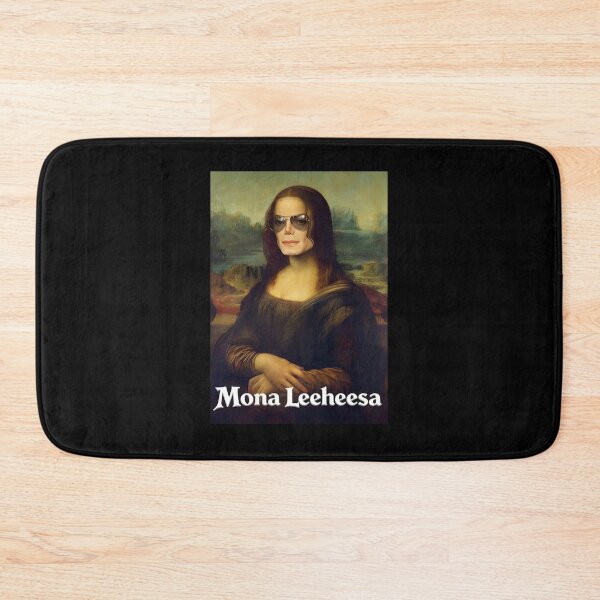 Item preview, Mona Leeheesa Funny Mona Lisa Meme Portrait Fan designed and sold by Glow-Paw-Studio.