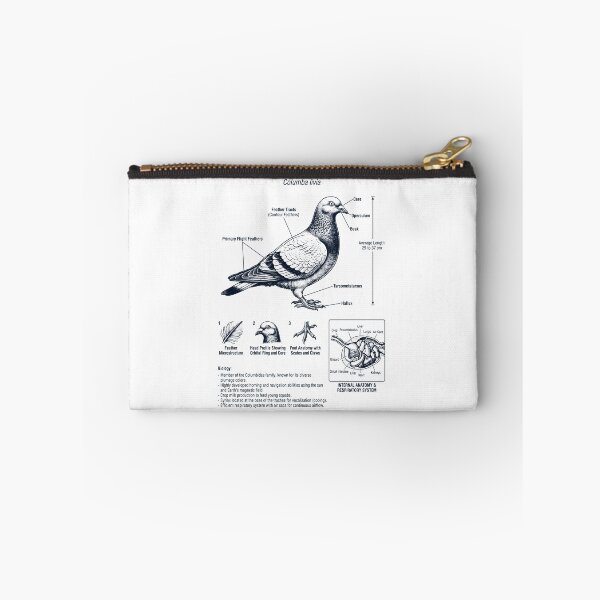 Item preview, Pigeon Scientific Anatomy Ornithology Bird Birding Lover designed and sold by dian-rody-crest.