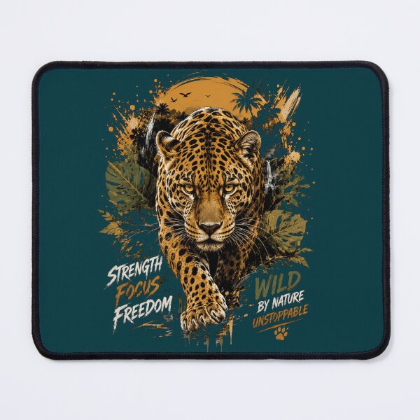 Item preview, Unstoppable Jaguar Wild By Nature Motivational Aesthetic designed and sold by W&RParadise.