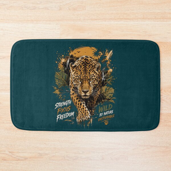 Item preview, Unstoppable Jaguar Wild By Nature Motivational Aesthetic designed and sold by W&RParadise.