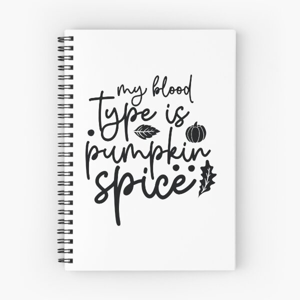 Item preview, My Blood Type Is Pumpkin Spice - Autumn Halloween Vibes Quote designed and sold by FuzionRaptor.