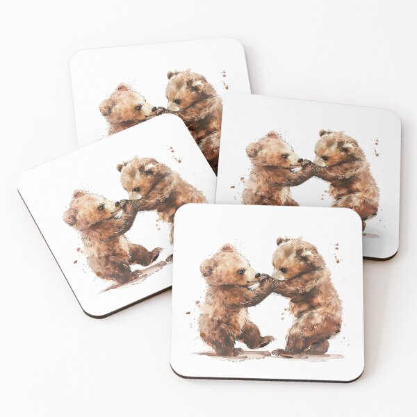 Item preview, Bear Cub | Cute Woodland Animal Watercolor Art designed and sold by Mandayartstudio.