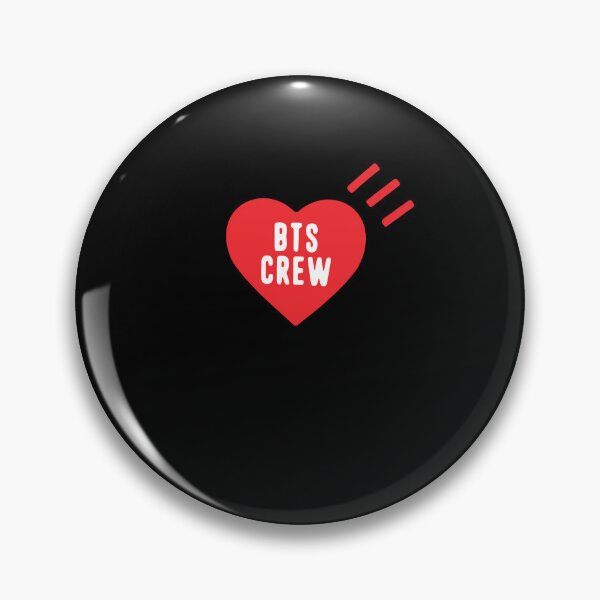 Item preview, BTS Crew Heart Funny K-Pop Fan Matching Group Design designed and sold by Glow-Paw-Studio.