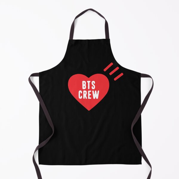 Item preview, BTS Crew Heart Funny K-Pop Fan Matching Group Design designed and sold by Glow-Paw-Studio.