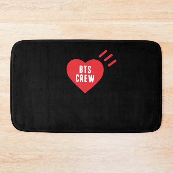 Item preview, BTS Crew Heart Funny K-Pop Fan Matching Group Design designed and sold by Glow-Paw-Studio.
