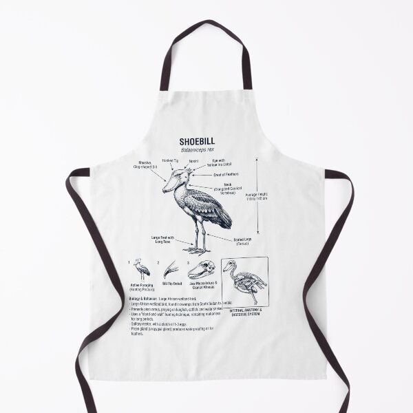 Item preview, Shoebill African Scientific Anatomy Ornithology Bird Birding Lover designed and sold by dian-rody-crest.