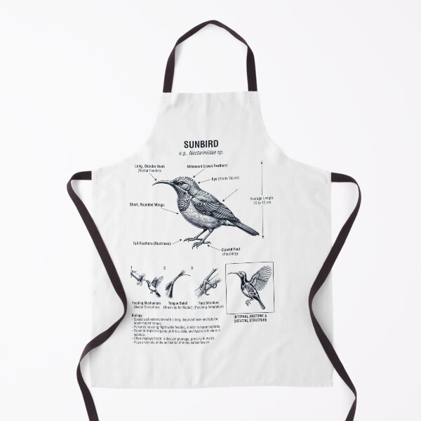 Item preview, Sunbird Scientific Anatomy Ornithology Bird Birding Lover designed and sold by dian-rody-crest.