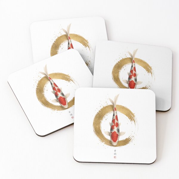Item preview, Elegant Koi – Japanese Zen Design designed and sold by Radixbarny.
