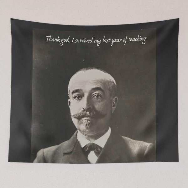 Item preview, Vintage photograph of a stern  old man with mustache and text designed and sold by Photopat.