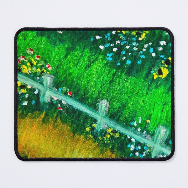 Item preview, Fence and Flowers designed and sold by mbavaresco.