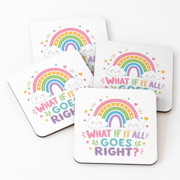 Item preview, What If It All Goes Right? Positive Affirmation Optimist Dreamer designed and sold by RetroMini2026.