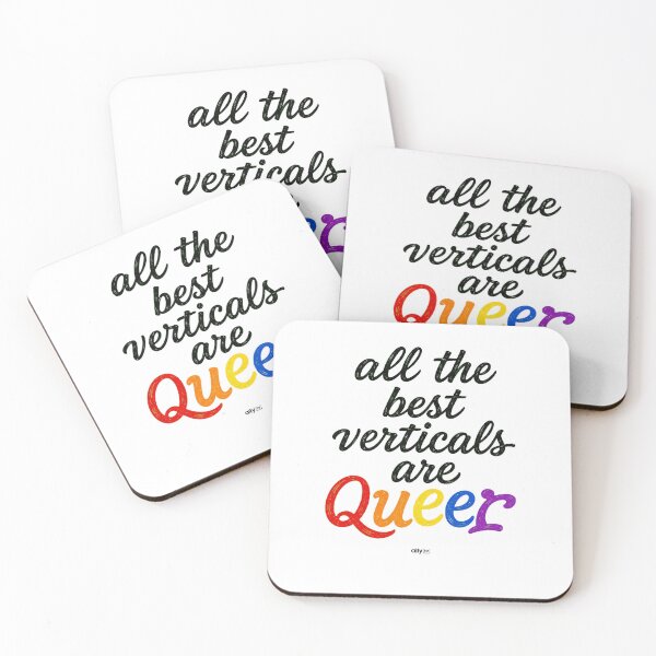 Item preview, All The Best Verticals Are Queer  designed and sold by Allytv.