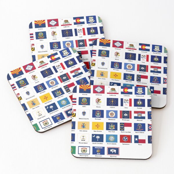 Item preview, US State Flags Collection designed and sold by SlanPOD.