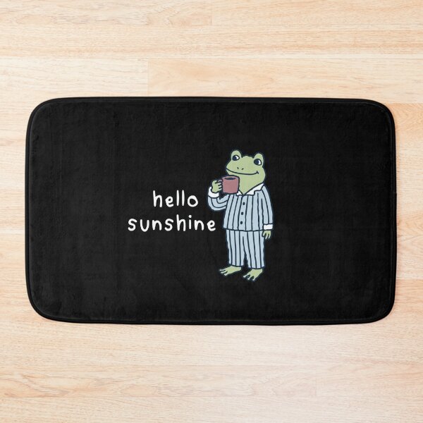 Item preview, Hello Sunshine Frog – Cute Pajama Frog with Coffee Morning Aesthetic designed and sold by Gbriel3.