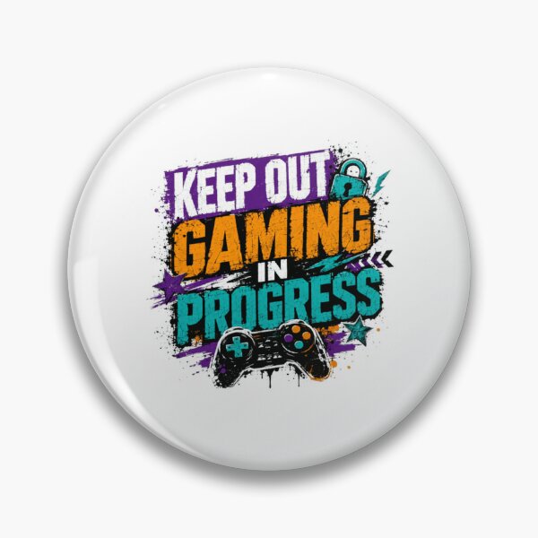 Item preview, Keep Out Gaming In Progress Video Game Gamer Players designed and sold by RetroMini2026.