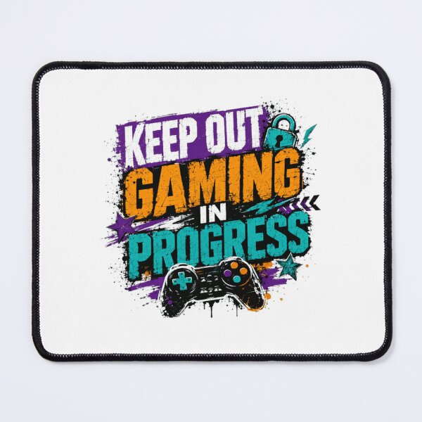 Item preview, Keep Out Gaming In Progress Video Game Gamer Players designed and sold by RetroMini2026.