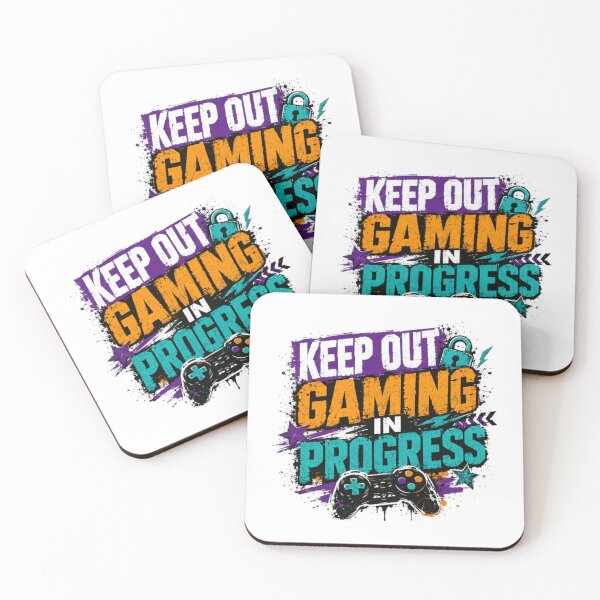 Item preview, Keep Out Gaming In Progress Video Game Gamer Players designed and sold by RetroMini2026.