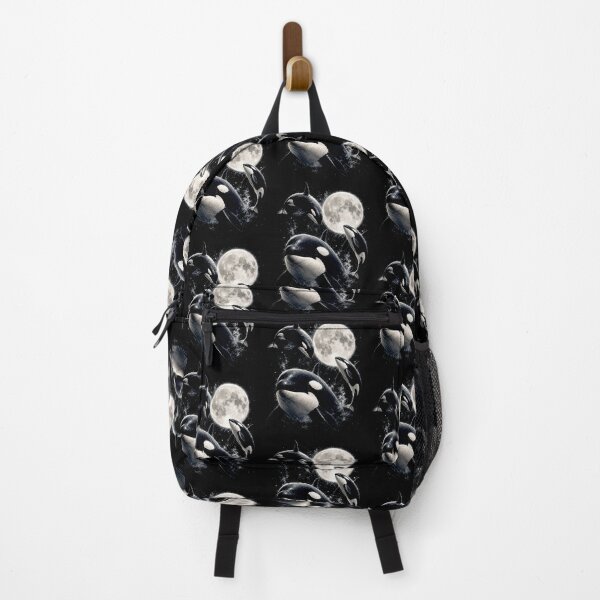 Item preview, Three Orca Moonlight Ocean Wildlife Killer Whale Nature Design designed and sold by CocoLama.