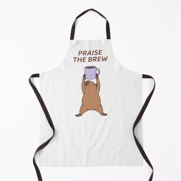 Item preview, Praise the Brew, Funny Capybara Coffee Lover Art designed and sold by Sir Capy B.