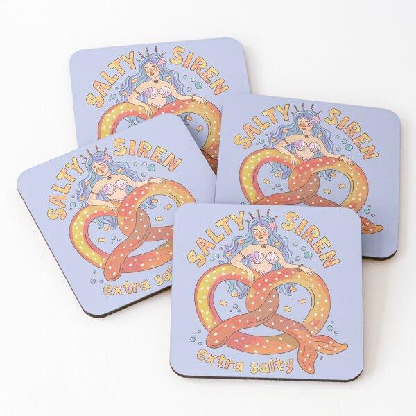 Item preview, Salty Siren Extra Salty Pretzel Mermaid designed and sold by Itouchedabee.