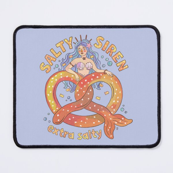 Item preview, Salty Siren Extra Salty Pretzel Mermaid designed and sold by Itouchedabee.