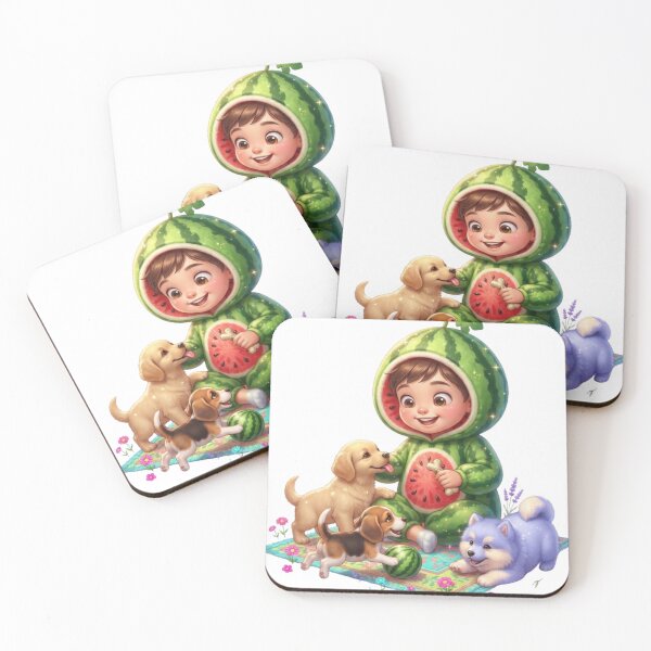 Item preview, The watermelon mascot is cute. designed and sold by PP&RAINBOW SHOP.