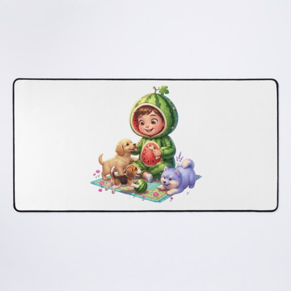 Item preview, The watermelon mascot is cute. designed and sold by PP&RAINBOW SHOP.