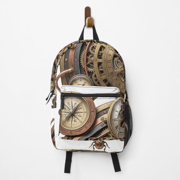 Item preview, Intricate Steampunk Timepiece & Explorer’s Compass Emblem designed and sold by Targon.