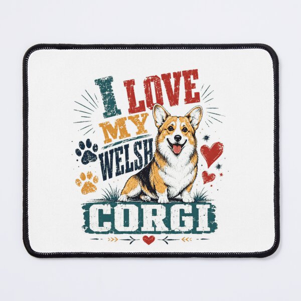 Artikelvorschau, Ich liebe meinen Welsh Corgi! Hundebesitzer, Hundeliebhaber, Haustierbesitzer entworfen und verkauft von RetroMini2026.