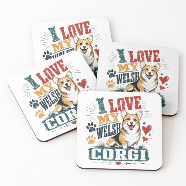 Artikelvorschau, Ich liebe meinen Welsh Corgi! Hundebesitzer, Hundeliebhaber, Haustierbesitzer entworfen und verkauft von RetroMini2026.