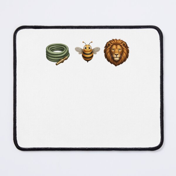 Item preview, Hose Bee Lion Funny Meme Ho's Be Lying Emoji Rebus designed and sold by CocoLama.