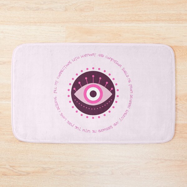 Item preview, Evil Eye Mantra for Loving Relationships - Pink Eye designed and sold by TheThankfulTyne.