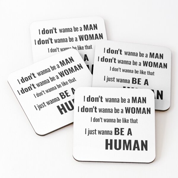 Item preview, I Just Wanna Be a Human designed and sold by JasonDizzy.